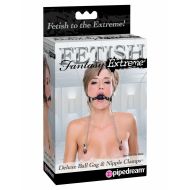 Štipce na bradavky s reťazou Pipedream Fetish Fantasy Extreme