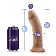 Realistické dildo Blush Au Naturel TPE Ø 4,9 cm