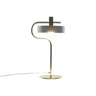 Stolná lampa Home ESPRIT Biela Zlatá Kov 220 V 28 x 18 x 46 cm