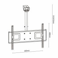 Držiak na televíziu TM Electron 32" - 65" 60 Kg