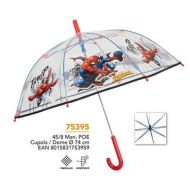 Dáždniky Spider-Man Perletti Transparentná Laminát 74 cm Detské