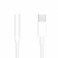 Adaptér USB-C na Jack 3.5 mm PcCom Essential Biela 10 cm