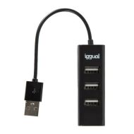 USB rozbočovač iggual IGG318997