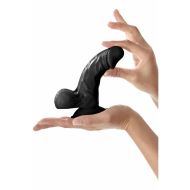 Realistické dildo Real Body Čierna