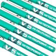 Pero na tekutý atrament Pilot V-5 Hi-Tecpoint zelená 0,3 mm (12 kusov)