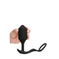 Análna zástrčka B-Vibe Vibrating Snug Čierna XL