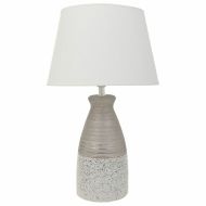 Stolná lampa Alexandra House Living Striebro Keramický 14 x 36 x 14 cm