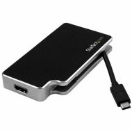 Adaptér USB C na VGA/HDMI/DVI Startech CDPVGDVHDB Striebro