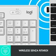 Klávesnica a myš Logitech MK295 Biela Qwerty Taliansky