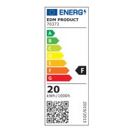 Žiarovkový projektor EDM 6400 K 12,4 x 10,6 x 2,8 cm 20 W 1400 lm