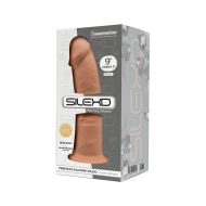 Realistické dildo Silexd Caramel Béžová