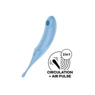 Sací stimulátor na klitoris Satisfyer Twirling Pro Modrá