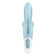 Vibrátor pre dvojicu Dual Stimulation Satisfyer Touch me Modrá