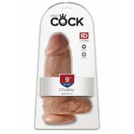 Realistické dildo Pipedream King Cock PVC Ø 7,6 cm