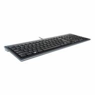 Klávesnica Kensington Advance Fit AZERTY Čierna Matná čierna Francúzština AZERTY