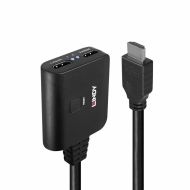 Adaptér HDMI na 2x HDMI LINDY 38356 Čierna