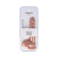 Realistické dildo Virgite 22 cm