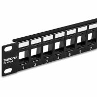 Patch Panel 24 Portov UTP Kategória 5e Trendnet TC-KP24