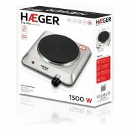 Elektrický Varič Haeger HP-01S.014A Nerezová oceľ 1 horák Čierna Striebristý 1500W