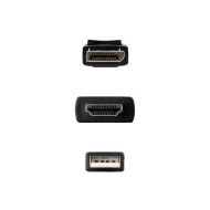 Kábel DisplayPort na HDMI NANOCABLE 10.15.4352 Čierna 1,8 m 4K Ultra HD