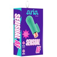 Vibrátor typu bullet Blush Aria Sensual zelená