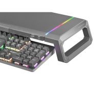 Držiak monitoru Mars Gaming MGSONE Čierna LED RGB (1 kusov)