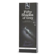 Análne guličky Fifty Shades of Grey Čierna Silikónové