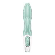 Vibrátor pre dvojicu Dual Stimulation Satisfyer Air Pump Bunny 5 zelená