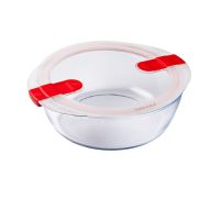 Tepelný obedár Pyrex Cook&heat 26 x 23 x 8 cm 2,3 L Červená Sklo (6 kusov)