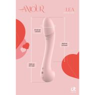 Klasické dildo Dream Toys Amour Flexible Ružová