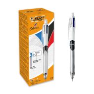 Pero na tekutý atrament Bic 4Colours Pentelka 3 farieb Viacfarebná 0,4 mm 0,7 mm (12 Kusy)