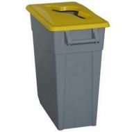 Odpadkový kôš na recyklovanie Denox 65 L Žltá (2 kusov)