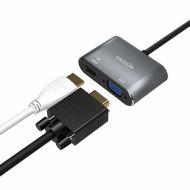 Adaptér HDMI na VGA Aisens A109-0627 Sivá 15 cm