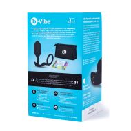 Análna zástrčka B-Vibe Vibrating Snug Čierna XL