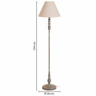 Stojaca lampa Alexandra House Living Biela Sivá 220-240 V 38 x 154 x 38 cm