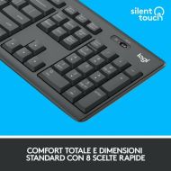 Klávesnica Logitech Čierna QWERTY