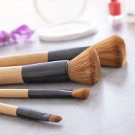 Sada drevených štetcov na make-up s prepravnou taškou Miset InnovaGoods 5 kusov