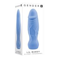 Minivibrátor Gender X Lil Buddy Modrá