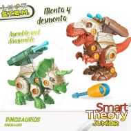 Sada 2 dinosaurov Colorbaby 21 x 14 x 9,5 cm kĺbový Výstrel projektilov 4 kusov Dinosaurus