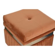 Stolička DKD Home Decor Modrá zelená Oranžová Zlatá Drevo MDF 93 x 47 x 45 cm (3 kusov)