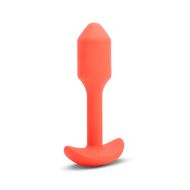 Análna zástrčka B-Vibe Vibrating Snug Oranžová