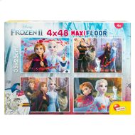 Detské puzzle Frozen Obojstranný 4 v 1 48 Kusy 35 x 1,5 x 25 cm (6 kusov)