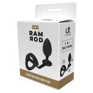 Análna zástrčka Dream Toys Ramrod Čierna