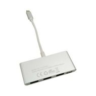 USB rozbočovač C CoolBox COO-HUC3U3PD Aluminium