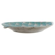 Stolové dekorácie DKD Home Decor 27,5 x 16 x 3 cm Tyrkysový Orientálny Pochrómované List rastliny