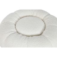 Podložka pod nohy Home ESPRIT Biela Polyester Kov 65 x 65 x 35 cm