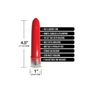 Vibrátor typu bullet NS Novelties Pleasure Package Červená