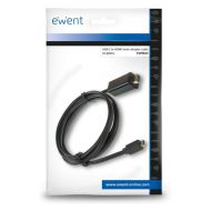 Adaptér USB-C na HDMI Ewent EW9824 Čierna 2 m