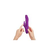 Vibrátor pre dvojicu Dual Stimulation FemmeFunn Booster Rabbit Purpurová