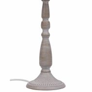 Stolná lampa Alexandra House Living Biela Sivá Kov Látka 220-240 V 23 x 49 x 23 cm